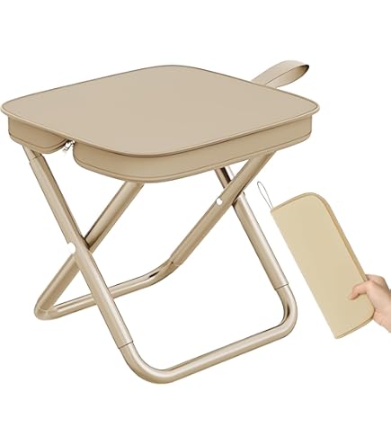 ATOOZED Handbag Folding Stool | Zipper Bag Foldable Camping